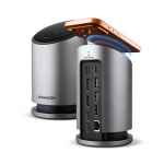 I/O HUB USB-C 9IN1 WRL/0.6M HMC-WL9 AXAGON | HMC-WL9 | 8595247908735