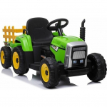 Lean Sport Traktor na Akumulator z Przyczepą XMX611 Zielony | LEAN-5337 | 5908275991458