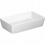 Umywalka Cersanit E-PACK UM. NABLATOWA CITY SP60 PROSTOKĄTNA Z CERAMICZNYM KORKIEM BOX | CCWT1000600770 | 5901771039716