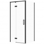 Cersanit SET B855 KABINA LARGA ZAWIAS LEWACZARNA80X80X195SZK TRANS WIR | SZEZ1003771522 | 5901771086345