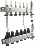 RSZTPX-5 ROZDZIELACZ INOX 5 OBWOD&Oacute;W Z ZAW TERMO+PRZEPŁYWOMIERZ+ZAW SPUST+ODPOWIETRZNIK SIGMA-LI //TG.ROZ.RSZTPX-5 | RSZTPX-5 | 5902837607863