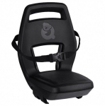 Elibas Fotelik dziecięcy QIBBEL JUNIOR 6+ MIK-HD Midnight Black black/black, mocowanie na bagażnik z systemem MIK, udźwig 35kg | QBL-Q350 | 8712864433505