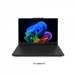 Lenovo ThinkPad T16 G5 Intel | Black | 16 " | IPS | WUXGA | 1920 x 1200 pixels | Intel Core Ultra 5 | 325 | 16 GB | LPCAMM2 LPDDR5X | Solid-state drive capacity 512 GB | Intel Graphics | Windows 11 Pro | 802.11be | Bluetooth version 5.4 | Keyboard la ...