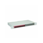 TELEGRTNER Panel światłowodowy TELEG&Auml;RTNER BASIS eco z łącznikami i pigtailami, 12x SC Duplex, fioletowy, OM4, klasa C | 26.11.6093 | 4018359004460