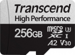 Karta Transcend 340S MicroSDXC 256 GB Class 10 UHS-I/U3 A2 V30 (TS256GUSD340S) | TS256GUSD340S | 0760557849605
