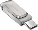 SanDisk Ultra Dual Drive Luxe USB flash drive 1000 GB USB Type-A / USB Type-C 3.2 Gen 1 (3.1 Gen 1) Stainless steel | SDDDC4-1T00-G46 | 619659179106