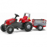 Rolly Toys Traktor Junior czerwony z przyczepą 800261 (5800261) | 5800261 | 4006485800261