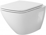 Miska WC Cersanit Moduo Plus Square Cleanon  deska wolnoopadająca slim duroplast | SZCZ1003746324 | 5901771160588