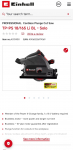 Pilarka tarczowa Nutool EINHELL PILARKO-ZAGŁĘBIARKA TP-PS 18/165 Li BL | 4331400 | 4006825679069