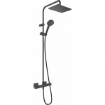 Termostatinė du&scaron;o sistema Hansgrohe Vernis Shape 230 1 Jet 26286670, juoda matinė | 26286670 | 4059625330074