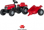Rolly Toys Traktor na pedały Massey Ferguson z przyczepką | 4006485012305 | 4006485012305