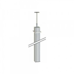 Kontakt-Simon Kolumna ALK jednostronna anodyzowane aluminium (ALK1100/8) | TSC-ALK1100-8 | 8426436027596