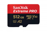 SanDisk Extreme PRO 512 GB MicroSDXC UHS-I Class 10 | SDSQXCD-512G-GN6MA | 0619659188566