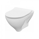 Miska WC Cersanit Miska Wisząca Mille Clean On, deska slim wolnoopadająca, duroplastowa, łatwe wypinanie  (S701-453-ECO) | S701-453 | 5901771003526