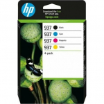 Tusz HP Zestaw 4 wkład&oacute;w Ink HP 937 CMYK (6C400NE) | 6C400NE | 0199764688569