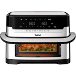 Tefal Dual Easy Fry Flex EY922D 9 L Stand-alone Hot air fryer Black, Stainless steel | 3045380028753 | 3045380028753
