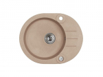 Granitinė Plautuvė ALVEUS ROLL40-55 + sif+vent smėlio spalvos | AL010034 | 5902767621137