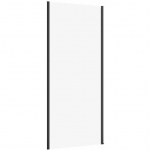 Cersanit S932-134 ŚCIANKA KABINY PRYSZNICOWEJ LARGA CZARNA 90X195 SZKŁO TRANS. // KNC.ŚĆ-LARGA-90X195-TR-L-CZ | 5901771012573 | 5901771012573