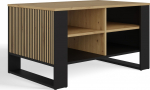 MODERN 4P SLIM ARTISAN COFFEE TABLE WITH BLACK LEGS | M-MP-L-MDR-4P/SLIM-ACZ | 5904507209438
