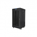 Free-standing cabinet 19 inches 22U 600x600 perforated doors LCD (Flat pack) V2 black | FF01-6622-23BL | 5901969440263