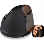 Evoluent VM4SW, Ergonomische vertikale kleine USB-Maus, Rechtsh&auml;nder, kabellos | VM4SW | 852153014713