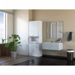 Topeshop NEL 2K DK BPOŁ bathroom storage cabinet White | NEL 2K DK BPOŁ KPL | 5902838467640
