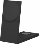 Ładowarka Native Union Native Union Rise 3-in-1 INT Qi2 Wireless Charger - bezprzewodowa ładowarka Qi2 15W do trzech urządzeń kompatybilna z MagSafe, adapter oraz wtyczki EU i UK w zestawie (black) | RS-3IN1-BLK-INT | 4895200483953