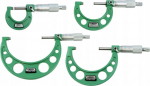 Insize ZESTAW MIKROMETROW 0-150 /6SZT/ SPRZEGLO CIERNE | 3203-1506A | 6928640304163