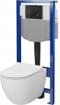 Zestaw podtynkowy Cersanit D218 AQUA 50 MECH QF MZ ZEN CO deska ZEN WO ŁW przycisk LUNA czarny (SZWZ1010880001) | SZWZ1010880001 | 5901771228073