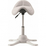 Brother Up Up Toronto ergonomic balance stool White, Ivory fabric, longer gas lift | Toronto/W | 6767372729680