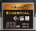 Karta ExAscend Karta pamięci Essential CFast 2.0 512 GB | EXSD3X512GB | 6972904950597