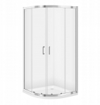 Cersanit Kabina prysznicowa p&oacute;łokrągła ZIP 90X90X190 szkło transparentne (EZZF1001901486) | EZZF1001901486 | 5902115756030
