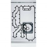 Stealkey Customs Lian Li O11D Mini Front MK2 D5 Distroplate - Acryl - wei&szlig; | WASK-001 | 4260754980003