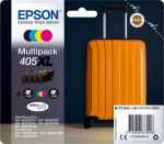 Tusz Epson Epson 405XL Multipack - 4er-Pack - XL - Schwarz, Gelb, Cyan, Magenta - original - Blister mit RF- / akustischem Alarmsignal - Tintenpatrone - fur WorkForce WF-7310, 7830, 7835, 7840, WorkForce Pro WF-3820, 3825, 4820, 4825, 4830 | C13T05H6 ...
