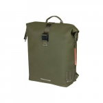 Basil Plecak/Sakwa rowerowa SOHO BACKPACK NORDLICHT17L, mocowanie na haki Hook-On System, wodoodporny poliester, oświetlenie, moss green (NEW 2024) | BAS-18080 | 8715019180804