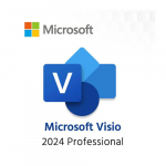 Microsoft Visio Professional 2024 Online Product Key License 1 License Downloadable NR | EP2-07111 | All Languages | ESD | EP2-07111