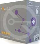 Solarix Instalačn&iacute; kabel CAT6 UTP LSOH Dca-s2,d2,a1 450 MHz 305m/box | SXKD-6-UTP-LSOH-305 | 8595684701128