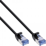 InLine Patchkabel slim Cat.6A U/FTP PiMf 2 m Czarny (B-71902S) | 4043718342648 | 4043718342648