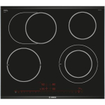 Bosch Serie 8 PKN675DP1D hob Black, Stainless steel Built-in Ceramic 4 zone(s) | PKN675DP1D | 4242002830940