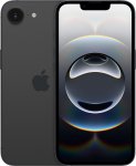 Apple iPhone 16e 15.5 cm (6.1") Dual SIM iOS 18 5G USB Type-C 128 GB Black | MD1Q4SX/A | 195950051131