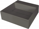 Umywalka Deante DEANTE CQR TU4M Umywalka correo granit antracyt/titanium z maskownicą 400x400 mm | 5907650865193 | 5907650865193