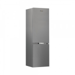 Whirlpool Refrigerator | WHK 25404 XP8E | Energy efficiency class A | Free standing | Combi | Height 203.5 cm | No Frost system | Freezer net capacity 106 L | 32 dB | Pearl Inox | WHK 25404 XP8E | 8003437060120
