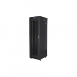 Installation cabinet rack 19 42U 600x800 black, perforated lcd door (flat pack) | FF01-6842-23BL | 5901969430448