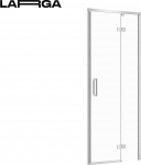 Cersanit S932-115 Drzwi Na Zawiasach Kabiny Prysznicowej Larga Chrom 80x195 Prawe TRANS. // KNC.DRZ-LARGA-80X195-TR-P | 5901771012382 | 5901771012382