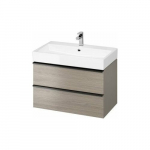 Cersanit S522-029 SZAFKA PODUMYWALKOWA VIRGO 80 SZARA UCHW CZARNY ZNONT. // CER.VIRGO-80-SZARA-UCH-CZ | S522-029 | 5901771005537