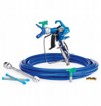 Graco GRACO STANOWISKO MALARSKIE PISTOLET CONSTRACTOR PC + WĄŻ BLUEMAX II 3/16 + DYSZE FFLP 213 FFLP 312 | 17Y220 | 755652819530