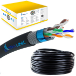 Extralink CAT5E SFTP (SF/UTP) V2 Zewnętrzny | Kabel sieciowy skrętka | 305M | EX.16262 | 5903148916262