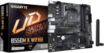 Gigabyte B550M K WIFI6E | Processor family AMD | Processor socket AM4 | DDR4 SDRAM | Supported hard disk drive interfaces SATA, M.2 | Number of SATA connectors 4 | B550M K WF6E | 4719331880811