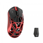 WLMouse Beast X Max Solid Sides, Omron Opticals Switches, Red & Black | MAX-SHIXIN-Red&Black-O | 6978466112046