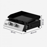 Black+Decker BXOP4900E 2-burner gas barbecue | ES9340080B | 8432406340084